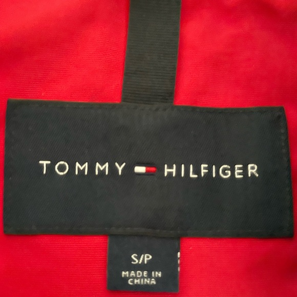 Size S. Striped Tommy Hilfiger Windbreaker Jacket. LIKE New. - Picture 2 of 4